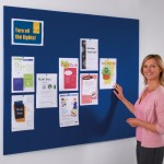 Frameless Noticeboards, 1200 x 1200mm abc