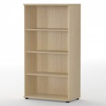 Bookcase, 1 Fixed and 2 Adjustable Shelvesabc
