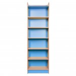 KubbyClass Slimline Bookcase, 1500x500x350mmabc