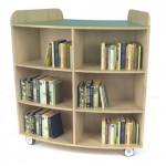 KUBBYCLASS JUNIOR CURVED BOOKCASE 1250x1200x676MM abc