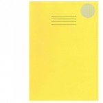 Exercise Books, A4, SEN, 48 Pages, Pack of 10, Ruled 10mm Squared, Yellow Cover/Cream Pages