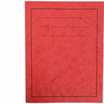 Exercise Books, A4+, 40 Pages, Pack of 50, Plain, Red Covers