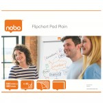 Nobo Flipchart Pad, Plain, B1, 70g, 40 pages