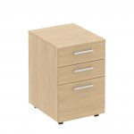 ​Baseline Under Desk Mobile Pedestal size 418 x 600 x 640mm 3 drawers 2 x shallow & 1 x deepabc