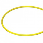 Hoop, Plastic, 60cm diameter, Yellowabc