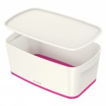 Leitz MyBox Small with Lid, Pinkabc