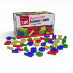 Magnetic Lowercase Letters, Tub of 286abc