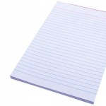 Note Pads, Pack of 10, 80 leaves, Ruled, A4