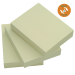 Sticky Note Pads, 100 sheets, 75x125mm, Pack of 12abc
