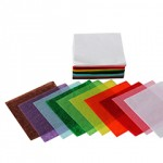 Tissue Paper, Squares, Pack of 480, Assorted Colours, 100mmabc