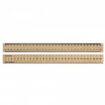 Ruler, Polished Wood , 30cm