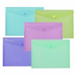 Snopake ReBorn Polyfile,  A5, Pastel Assorted,  Pack of 5abc