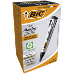 BiC 2000 Marker Pen, Permanent, Bullet Tip, Blackabc