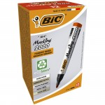 BiC 2000 Marker Pen, Permanent, Bullet Tip, Red