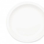 Plate, Narrow Rimmed, 23cm, White, Polycarbonateabc