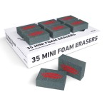 Mini Foam Erasers, Pack of 35