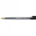 Ballpoint Pen, Staedtler Stick, Black, medium, Pack of 10
