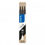 BLACK REFILL FOR FRIXION/FRIXION CLICKER ERASABLE ROLLERBALL 0.7MM PEN, PACK OF 3