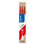 RED REFILL FOR FRIXION/FRIXION CLICKER ERASABLE ROLLERBALL 0.7MM PEN, PACK OF 3abc