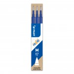 BLUE REFILL FOR FRIXION/FRIXION CLICKER ERASABLE ROLLERBALL 0.7MM PEN,PACK OF 3abc