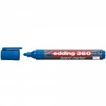 edding 360 Drywipe Board Markers, Pack of 10, Blueabc