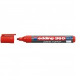 edding 360 Drywipe Board Markers, Pack of 10, Redabc