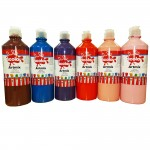 READY MIXED PAINT, ASS COLOURS, PACK OF 6 x 600ML