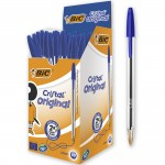 BiC Cristal Ballpoint Pens, Pack of 50, Blueabc