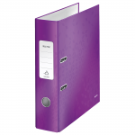 Leitz 180° WOW Laminated Lever Arch File, Purpleabc