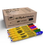 SHOW ME - FLIPCHART MARKERS, ASSORTED, PACK OF 48abc