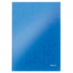 Leitz WOW Notebook A4 ruled with Hardcover, Blueabc