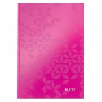 Leitz WOW Notebook A5 ruled with Hardcover, Pinkabc