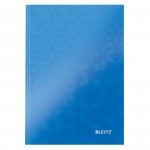 Leitz WOW Notebook A5 ruled with Hardcover, Blue