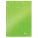 Leitz WOW Notebook A5 ruled with Hardcover, Green