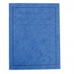 Exercise Books, A4+, 80 Pages, Pack of 50, Ruled 15mm Feint, Blue Coversabc