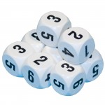 Dice 1-6, 18mm, Pack of 10abc