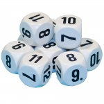 Dice 7-12, 18mm, Pack of 10abc