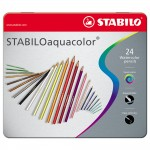 Colouring Pencils, Watersoluble, Pack of 24abc