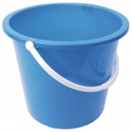 Bucket, Polypropylene, 10 litres, Blueabc