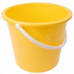 Bucket, Polypropylene, 10 litres, Yellowabc