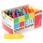 Chubbi Stump Crayons, Pack of 40abc