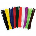 Pipe Cleaners, Pack of 100, Chenille, Assorted Coloursabc