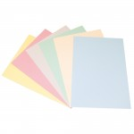 Card Dividers Unpunched, A4, Pack of 100, Blueabc