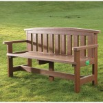 Marmax Traditional 3 Seat Bench, Brownabc