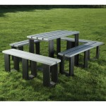 Marmax Modular Table, Black and Greyabc