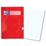 *SALE* Oxford Exercise Books, A4, 48 Pages, Pack of 50, Ruled 8mm Feint and Margin, Red Coversabc