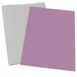 Exercise Books, A4+, 40 Pages, Pack of 10, 12mm Feint, Purple Coversabc
