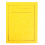 Exercise Books, A4+, 40 Pages, Pack of 50, Plain, Yellow Covers
