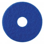 Floor Maintenance Pad, Light Scrubbing, Blue, 43cm
