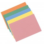 Square Cut Folders, Foolscap, Pack of 100, Yellowabc